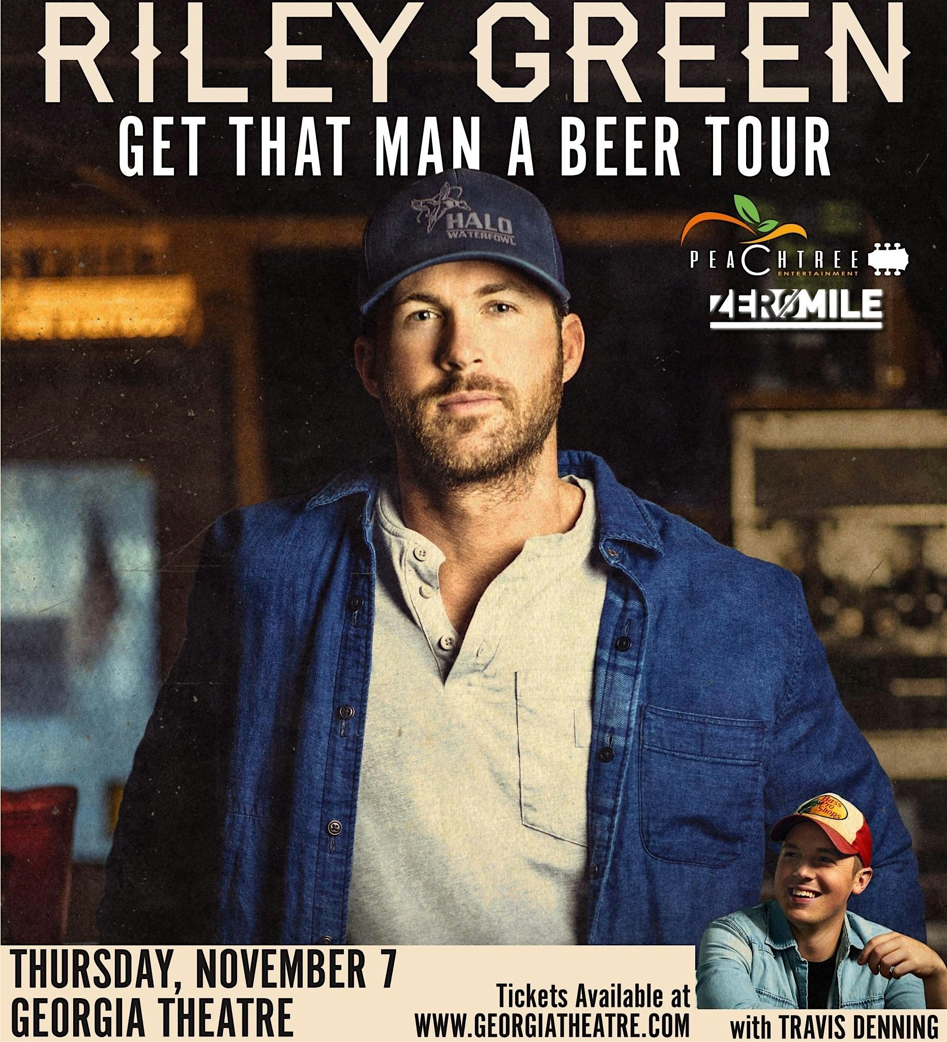Riley Green Get That Man A Beer Tour Tickets Georgia Theatre
