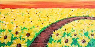 Sunflower Stroll - Paint and Sip by Classpop!™  primärbild