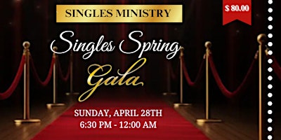 Image principale de Singles Spring Gala