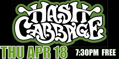 Hash Cabbage LIVE | Cage Brewing, St. Petersburg, FL | THU APR 18 | 7:30pm | FREE primary image