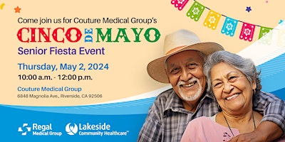 Immagine principale di Couture Medical Group Cinco de Mayo Senior Fiesta Event 