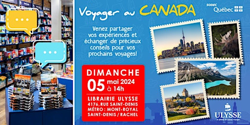 Primaire afbeelding van Voyages au Canada - Rencontre entre voyageurs