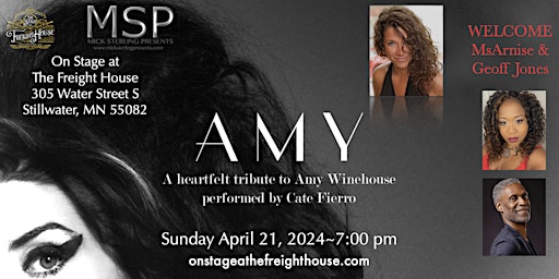 Imagem principal de AMY / A Heartfelt Tribute to Amy Winehouse featuring Cate Fierro