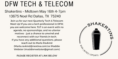 DFW Tech & Telecom Quarterly Meet Up