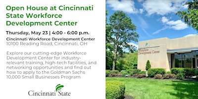 Primaire afbeelding van Open House at Cincinnati State Workforce Development Center