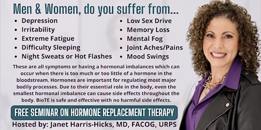 Hauptbild für Learn more about Hormone Replacement Therapy with BioTE Pellets