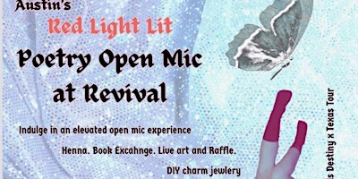 Imagen principal de ATX Red Light Lit x Isis Destiny present a Lover Girl Open Mic at Revival