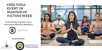 Free Yoga Event in Honour of Victims Week, All levels welcome primary image