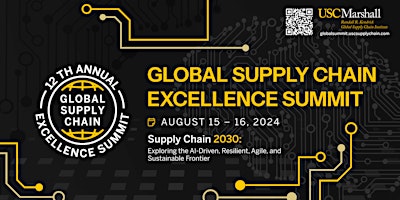 Imagen principal de 12th Annual Global Supply Chain Excellence Summit