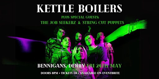 Imagem principal do evento 'Kettle Boilers' Signing On with 'The Jobseekerz'. Live in Bennigans Bar