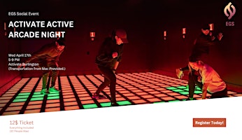 Imagem principal do evento EGS Active Arcade Night at Activate