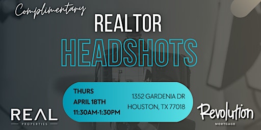 Imagen principal de Professional Headshot Event for Realtors!