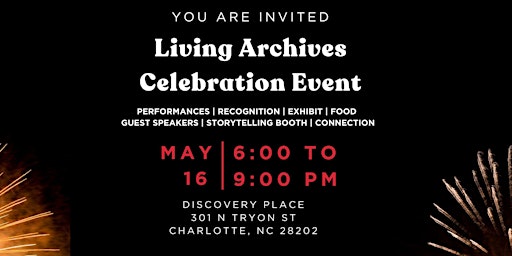 Image principale de Living Archives Celebration Event