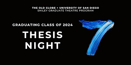 Class of 2024 Thesis Presentations- A Night of Seven Original Works primary image