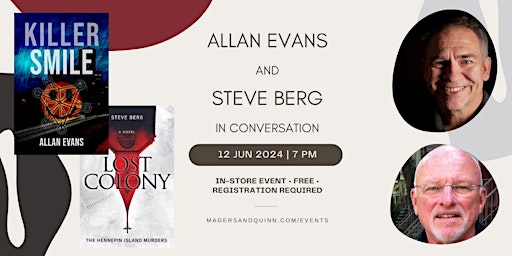 Allan Evans and Steve Berg in conversation  primärbild