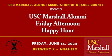 Imagem principal do evento USC Marshall Alumni OC: Friday Afternoon Happy Hour at Brewery X