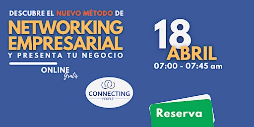 NETWORKING JEREZ- CONNECTING PEOPLE - Online - Grupo Fomenta primary image