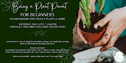Immagine principale di Being a Plant Parent for Beginners Workshop 