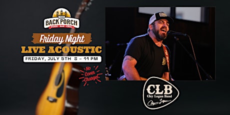 Friday Night LIVE Acoustic with Clay Logan