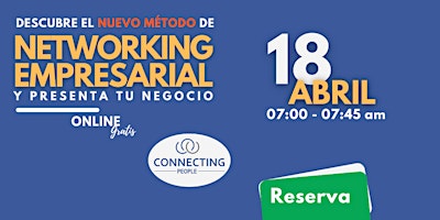 Hauptbild für NETWORKING TARRAGONA- CONNECTING PEOPLE - Online