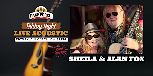 Primaire afbeelding van Friday Night LIVE Acoustic with Sheila and Alan Fox