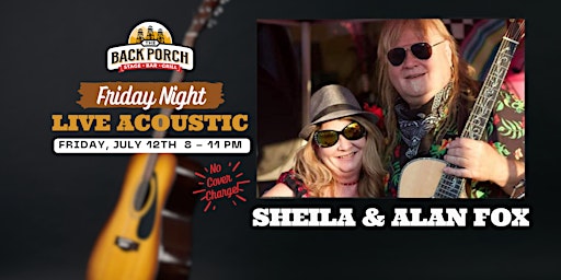 Imagen principal de Friday Night LIVE Acoustic with Sheila and Alan Fox