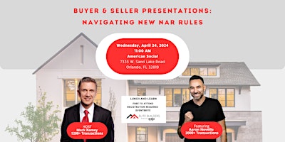 Imagen principal de Buyer & Seller Real Estate Presentations: Navigating New NAR Rules