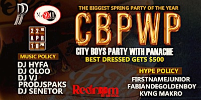 CBPWP - City Boys Party With Panache primary image