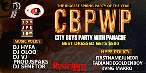 Immagine principale di CBPWP - City Boys Party With Panache 