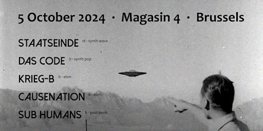 Imagem principal do evento Staatseinde, Das Code, Krieg-B, CauseNation, Sub Humans + LisaLuv dj sets