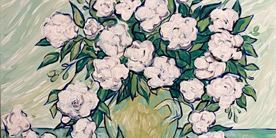 Roses ala Van Gogh - Paint and Sip by Classpop!™ primary image
