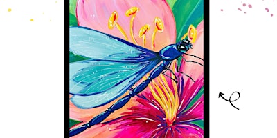 Fairhope Dragonfly on Lily Paint and Sip Party! primary image