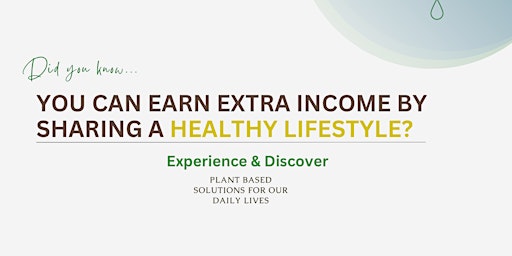 Image principale de DAY RETREAT - Income Opportunity thru Living a Healthy Lifestyle