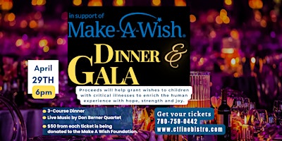 Imagem principal do evento Make A Wish Foundation Fundraiser Dinner Gala