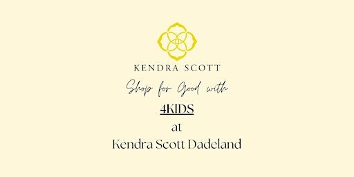 Imagem principal do evento Giveback Event with 4KIDS at Kendra Scott Dadeland