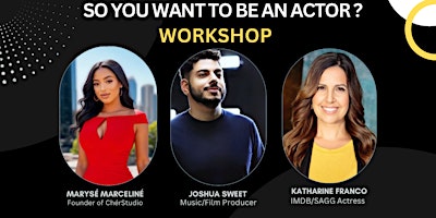Imagem principal de So you want to be an actor? Workshop