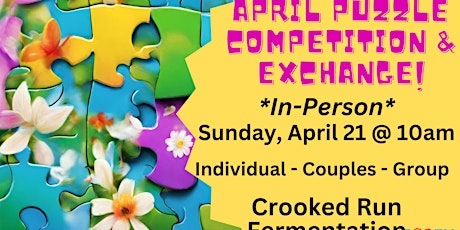 April In Person Puzzle Competitions