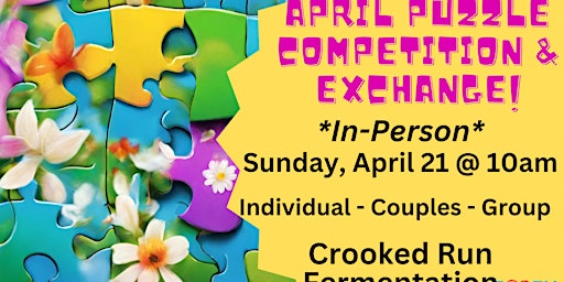 Primaire afbeelding van April In Person Puzzle Competitions