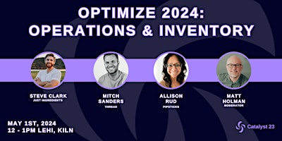 Imagem principal do evento Optimize 2024: Operations & Inventory