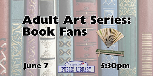 Adult Art Series: Book Spine Fans primary image