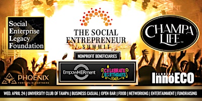 Imagem principal de Phoenix Portfolio Partners Presents: Social Entrepreneur Summit - Tampa, FL