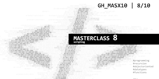 Primaire afbeelding van GH_MASX10 - Masterclass 8