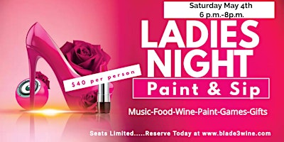 Imagem principal do evento Ladies Night Paint & Sip