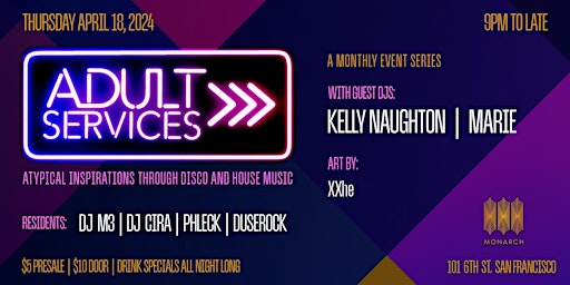 Imagem principal de Kelly Naughton | Marie | Duserock | DJ Cira | DJ M3 | Phleck