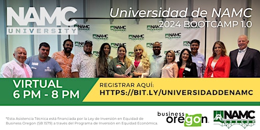 Imagem principal do evento UNIVERSIDAD DE NAMC_BOOTCAMP 1.0