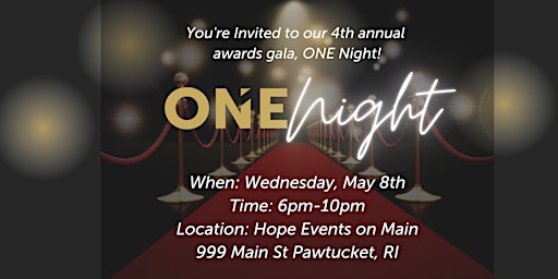 Imagem principal do evento 4th Annual ONE Night Awards Gala