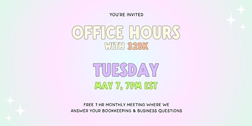 Imagen principal de Office Hours with 32 Bookkeeping