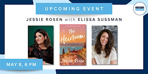 Imagem principal do evento Author event! Jessie Rosen with Elissa Sussman