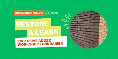 Imagem principal de Restore & Learn: Adobe Workshop Fundraiser