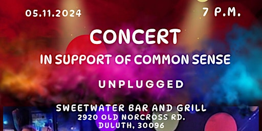 Imagem principal do evento Concert in Support of Common Sense - UNPLUGGED